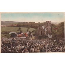 EC987 DOUGLAS - KIRK BRADDAN . PRINTED POSTCARD