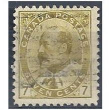 Canada 1913 SG180 7c Yellow-Orange Fine.Used.