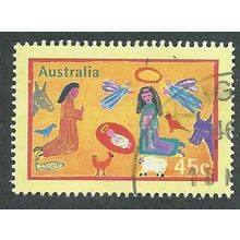 AUS 1998 45c 'CHRISTMAS' FINE USED (EBID44-472)