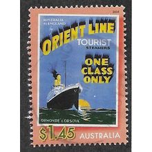 AUS 2004 $1.45 'BON VOYAGE OCEAN LINERS POSTER ART' FINE USED (EBID68-402)