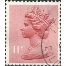 GB, QE II, Machin, pink 1976, 11p, #2