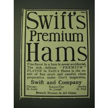 1900 Swift and Company Premium Hams Ad