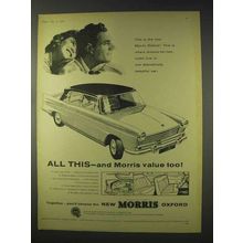 1959 Morris Oxford Car Ad - All This and Value Too