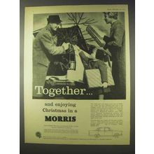 1959 Morris Oxford Car Ad - Together Enjoying Christmas