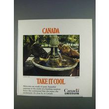 1980 Canada Tourism Ad - Take it Cool