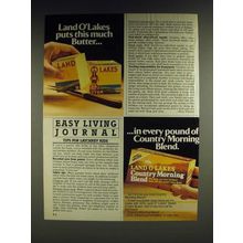 1985 Land O Lakes Country Morning Blend Ad - Land O'Lakes puts this much