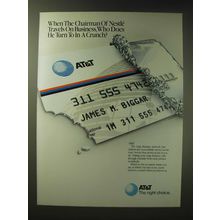 1989 AT&T Long Distance Telephone Ad - When the chairman of Nestle travels