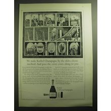 1970 Korbel Champagne Ad - We make Champagne by the older, classic method