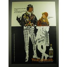 1970 Wolfschmidt Vodka Ad - Some people say all vodkas are alike