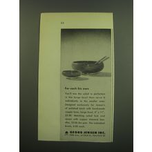 1949 Georg Jensen Salad Bowls Ad - For each his own
