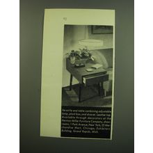 1949 Herman Miller End Table Advertisement - Versatile