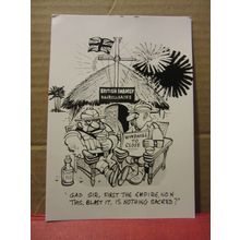 CLOSING THE WINDMILL THEATRE, VICTORIA AND ALBERT MUSEUM unused postcard /