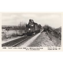 Alps Line Steam T30029 on 1203 Alton Eastleigh Medstead Railway Postcard