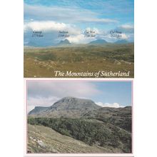 Quinag From The Nedd Sutherland Scottish Mountains 2x Postcard s