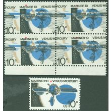 1557, 10¢ Amazingly HUGE Color Shift Error Block of 4 Mint NH - Stuart Katz