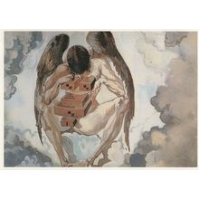 Salvador Dali The Divine Comedy Art Painting Postcard