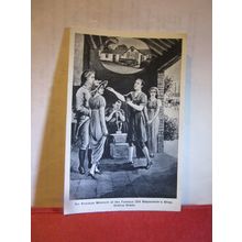 AN ANXIOUS MOMENT THE BLACKSMITH'S SHOP, GRETNA GREEN SCOTLAND unused postcard =