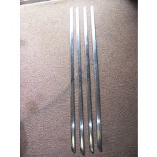 1948 1949 1950 FORD TRUCK HOOD SIDE TRIM 4 PCS OEM