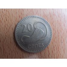 Fiji 1980 20 Cents Coin