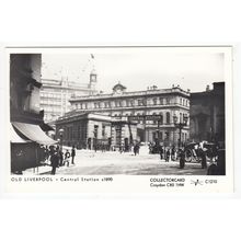 Central Railway Station Liverpool Pamlin Prints Reproduction Postcard C1210