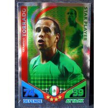 Gerardo Torrado Mexico Star Player football trading card Topps 2010 World Cup