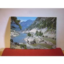 FRASER CANYON, BRITISH COLUMBIA, CANADA used postcard =