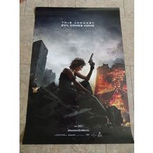 Resident Evil: The Final Chapter - Movie Poster with Milla Jovovich - Advance