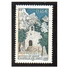 FRA 2002 46c 'SAINT SER CHAPEL' FINE USED (EBID20354)