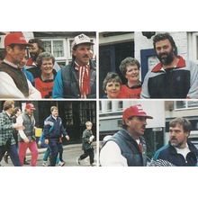 Ian Botham Walk For Luekemia Research Cricket Rare Souvenir Postcard