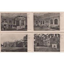 Audley End Essex The Great Hall State Bedroom Saloon 4x Antique Postcard s