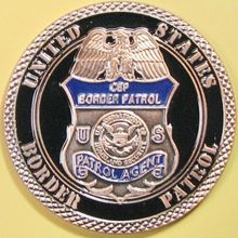 US Border Patrol. Challenge Coin. 1.50". 84b.