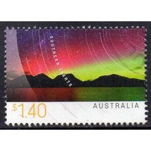 Australia 2014 Southern Lights - Red, Green & Purple $1.40 Used