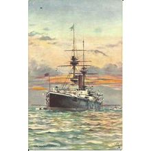 Naval HMS MAGNIFICENT Tuck Oilette Postcard (9079)