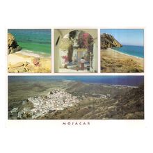 MOJACAR, SPAIN used postcard 1980 postmark =