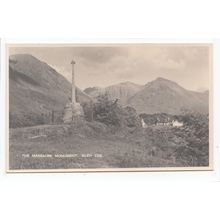 The Massacre Monument Glen Coe Argyllshire Postcard