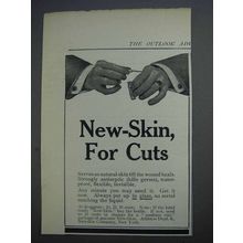 1913 New-Skin Antiseptic Ad - For Cuts