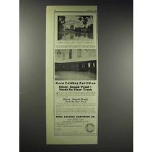 1929 Horn Folding Partition Ad - Iowa State College