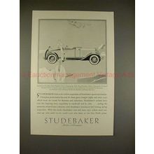 1929 Studebaker President Eight Roadster Car Ad!!