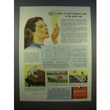 1946 Monsanto Santocel Ad - Speck of Sand in Public Eye