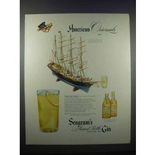 1946 Seagram's Ancient Bottle Distilled Dry Gin Ad