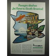 1961 Panagra Airways Ad - Slashes Jet Fares
