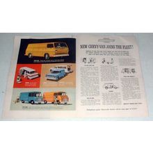 1964 Chevrolet Chevy-Van, Corvan, Panels, Carryall Ad!