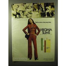 1975 Virginia Slims Cigarettes Ad - Long Way