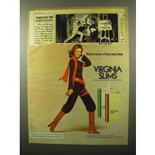 1975 Virginia Slims Cigarettes Ad - a Long Way