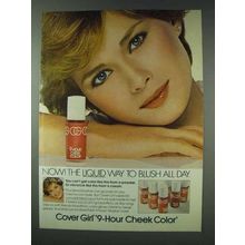 1978 Cover Girl 9-Hour Cheek Color Ad - Blush all Day