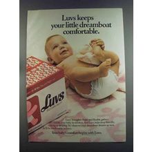 1982 Luvs Diapers Ad - Keeps Dreamboat Comfortable