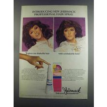 1982 Jhirmack Hair Spray Ad - Victoria Principal
