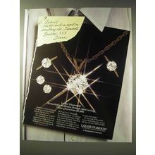1987 Lazare Diamonds Ad - Be An Expert on Something
