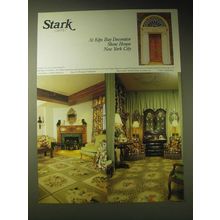 1989 Stark Carpet Ad - At Kips Bay Decorator Show House New York City