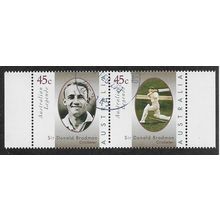 AUS 1997 SE~TE PAIR 45c ' AUSTRALIAN LEGENDS' FINE USED (EBID60-849)